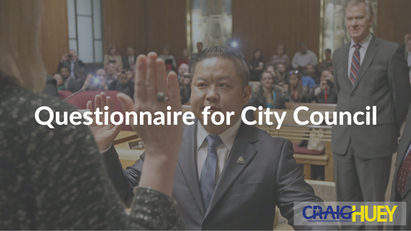 Questionnaire for City Council