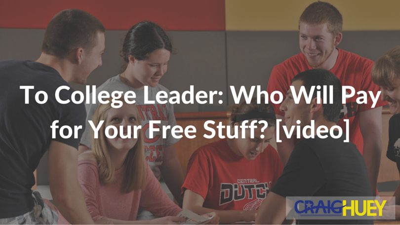 A Message to College Leaders: Identifying the Funding for Your Gratis Offerings
