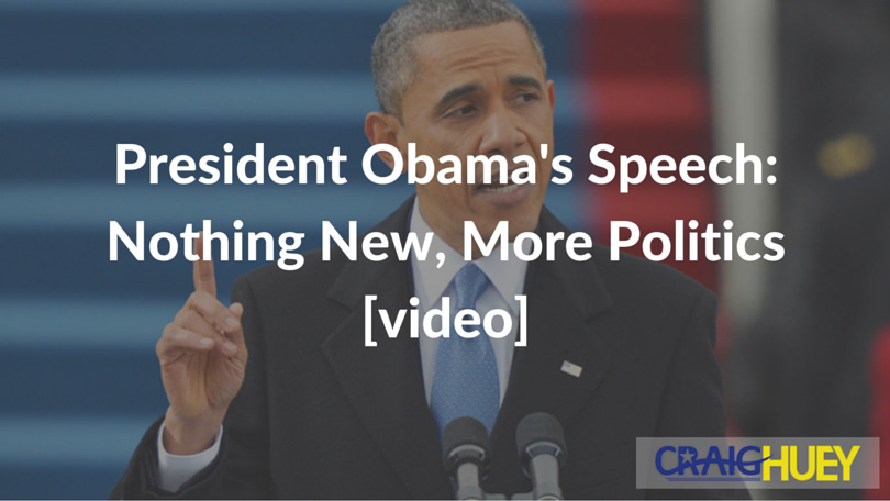 President Obama's Address: No Novelty, Just More Political Rhetoric