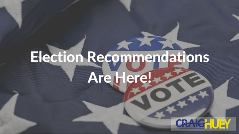 Election endorsements have arrived!