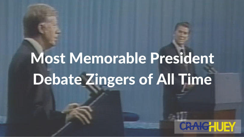 Unforgettable Presidential Debate One-Liners Throughout History.
