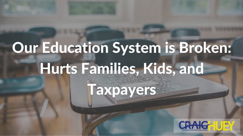 Our Broken Education System: Detrimental to Families, Children, and Taxpayers