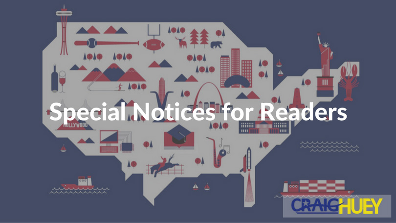 Important Notices for Readers