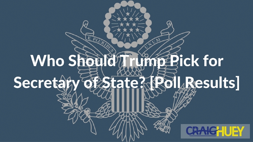 Whom Should Trump Choose as Secretary of State?