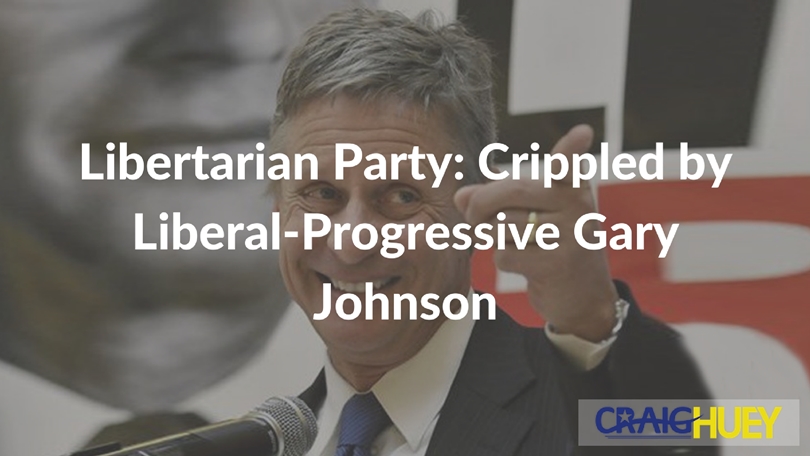 Libertarian Party: Hindered by Liberal-Progressive Gary Johnson