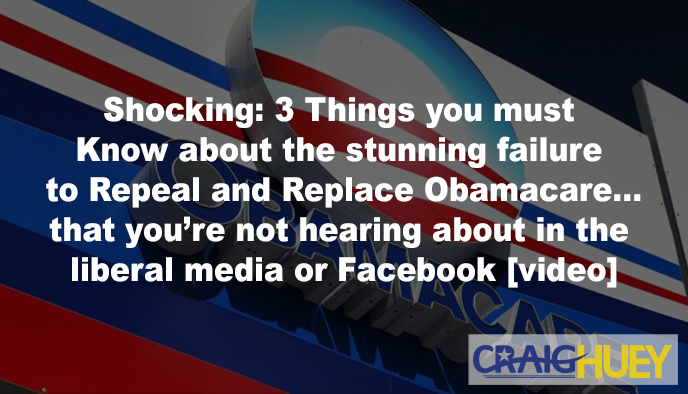 Three critical points about the unsuccessful attempts to repeal and replace Obamacare, often overlooked by liberal media and Facebook discussions.