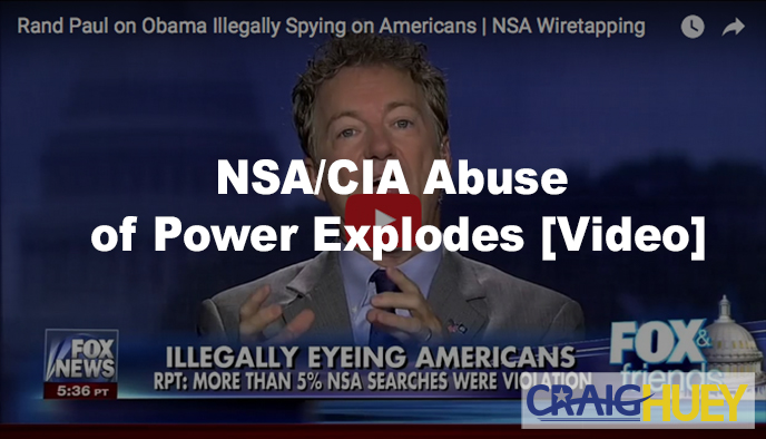 The misuse of power by the NSA and CIA experiences a significant surge.