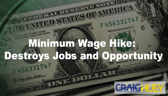 Increase in the minimum wage.