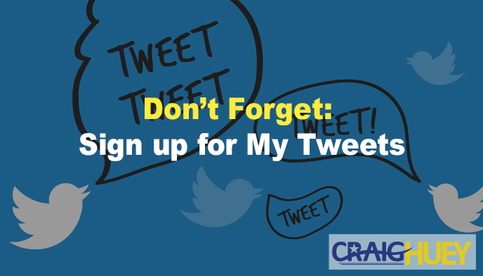 Subscribe to receive my tweets.