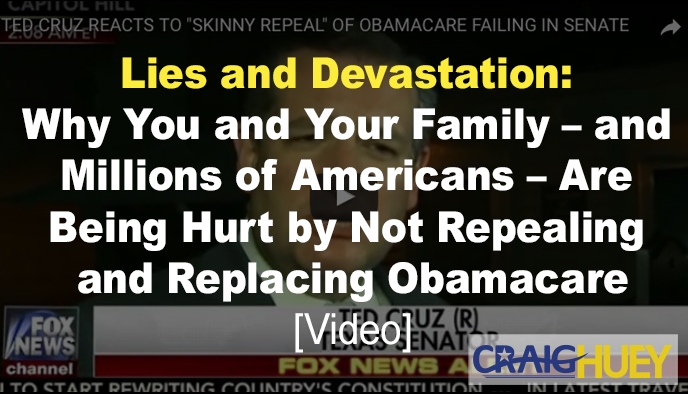 Deception and Harm: The Impact on You, Your Family, and Millions of Americans Due to the Failure to Repeal and Replace Obamacare.