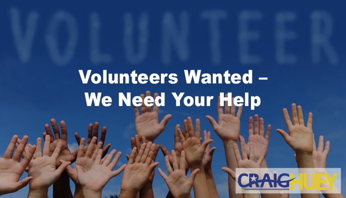 Volunteers Needed: Your Assistance is Required