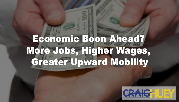 Economic Prosperity on the Horizon: Increased Employment, Elevated Salaries, and Enhanced Upward Mobility.