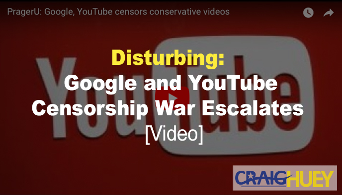 Alarming: Escalation in the Censorship Battle by Google and YouTube.