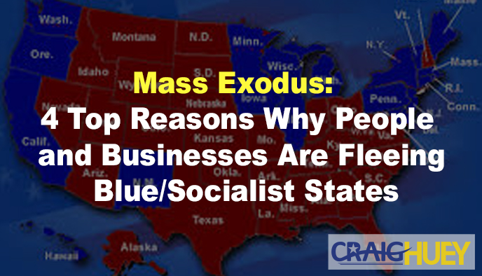 Four Key Reasons Why Individuals and Businesses Are Leaving Blue/Socialist States in Nebraska.