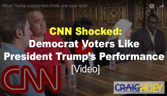 Trump's performance is getting like by Democratic Voters