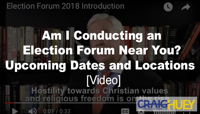 Dates and locations for election forum