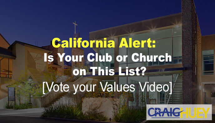 California Warning: Is Your Club or Church Included in This Roster?