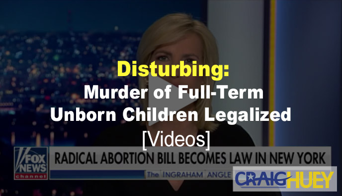 The murder of unborn children are legal