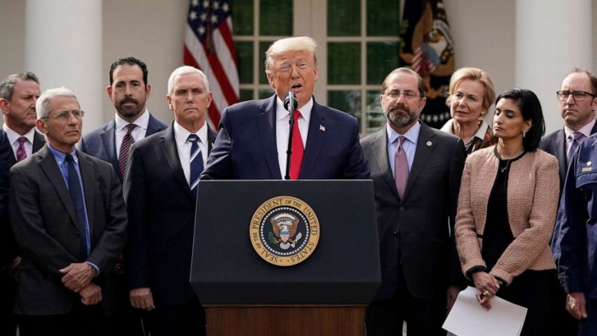 Trump is doing a party press conference.