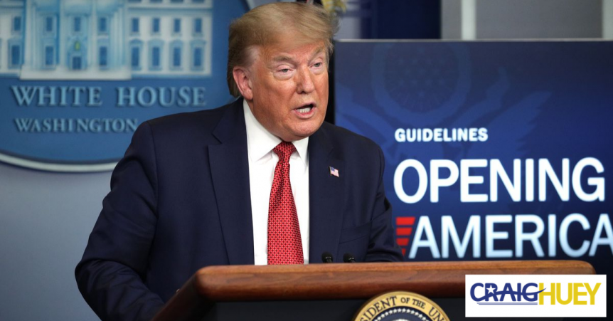 President trump giving speech in white White House