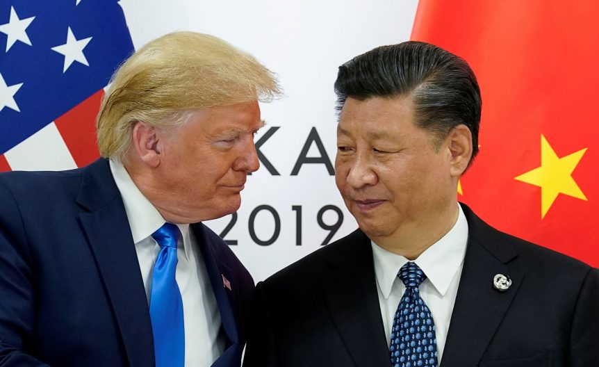 Trump is in a meeting with Chinese president