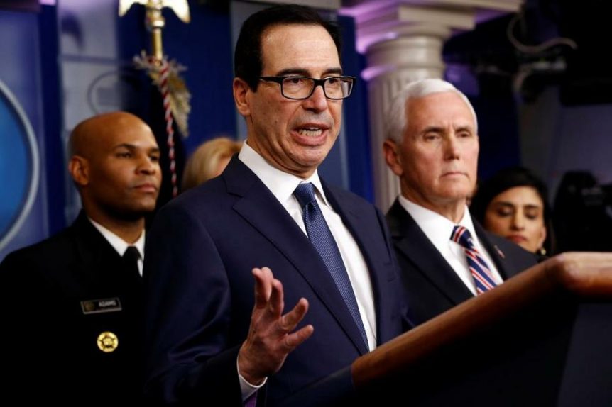 Federal Government addresses the press