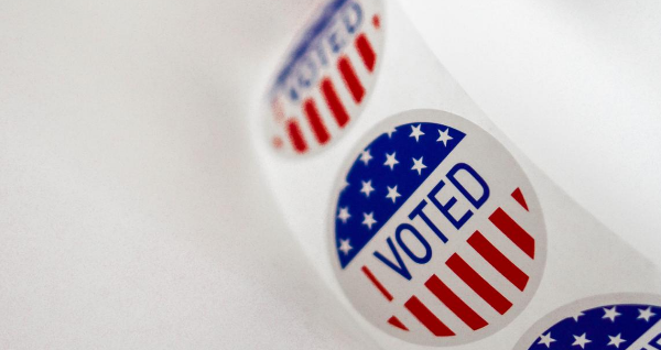 I Vote Sticker