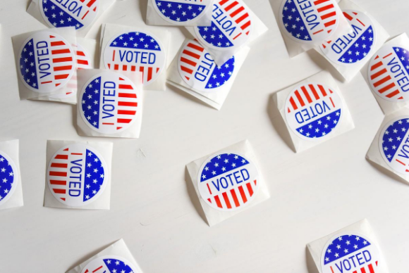 I vote sticker