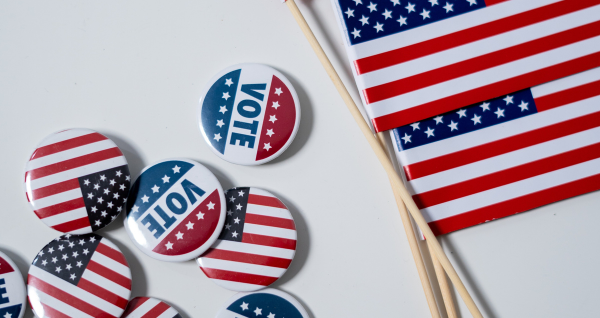 Vote promotion badges and flags