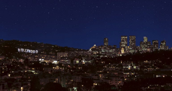 Entertainment capital: Hollywood, home to stars and studios.