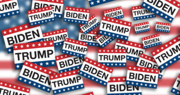 Trump and Biden Illustration