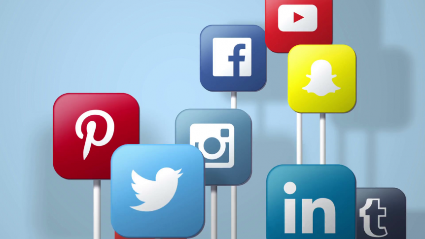 Social media platforms' icons