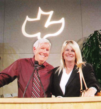 Craig Huey with Shelly