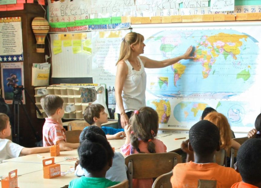 Classroom of a play school
