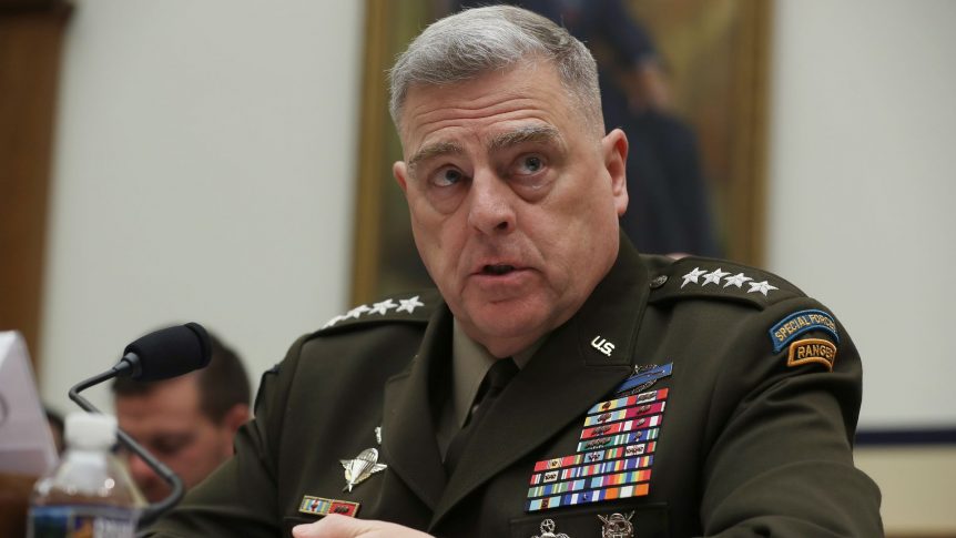 Mark Milley: U.S. Army general, Chairman of the Joint Chiefs of Staff.