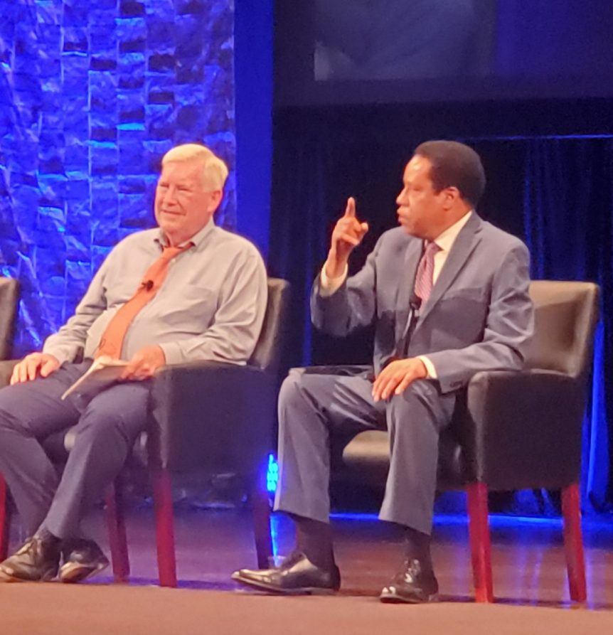 Craig Huey and Larry Elder are discussing in Freedom Fest