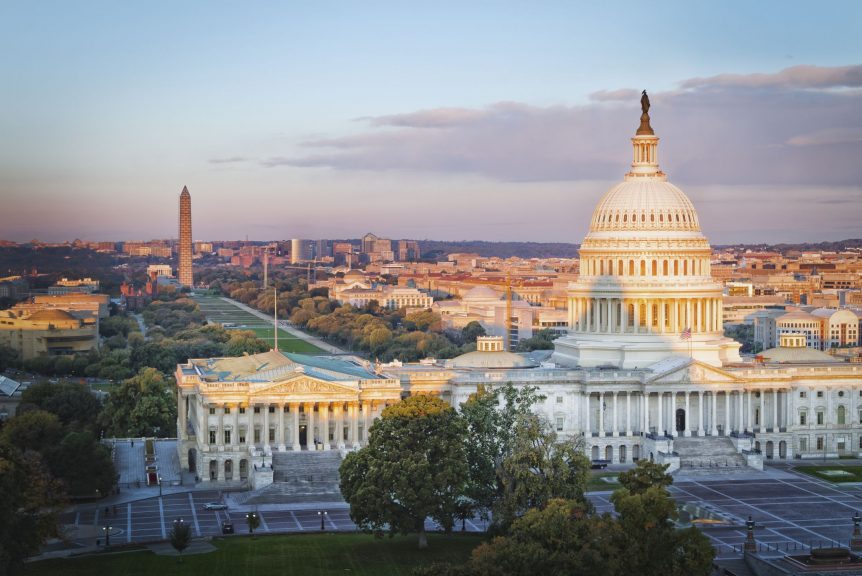 The White House building