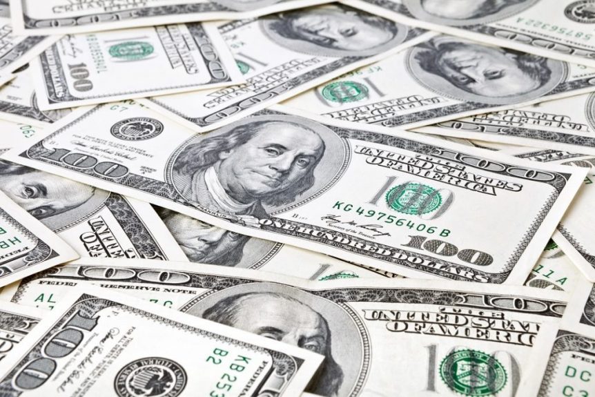 Lots of hundred-dollar notes