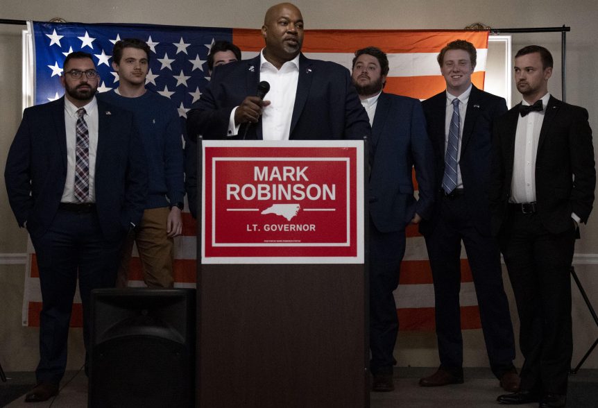 Mark Robinson: North Carolina's first black lieutenant governor, a conservative leader, and an advocate for constitutional rights.