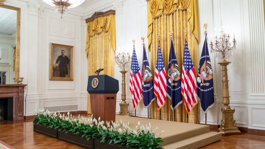 Press conference spot