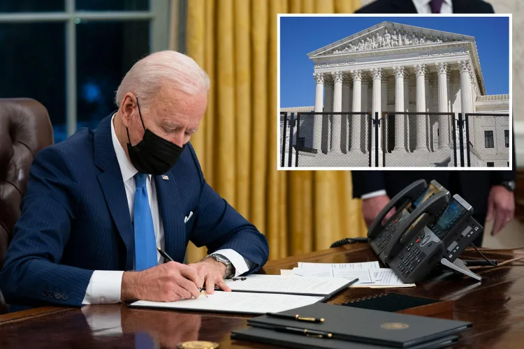 Joe Biden is doing his work