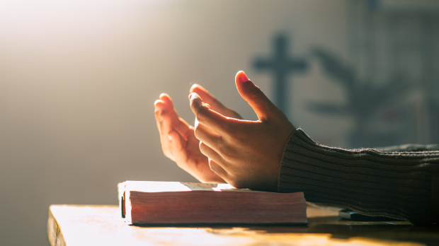 Two hands are praying