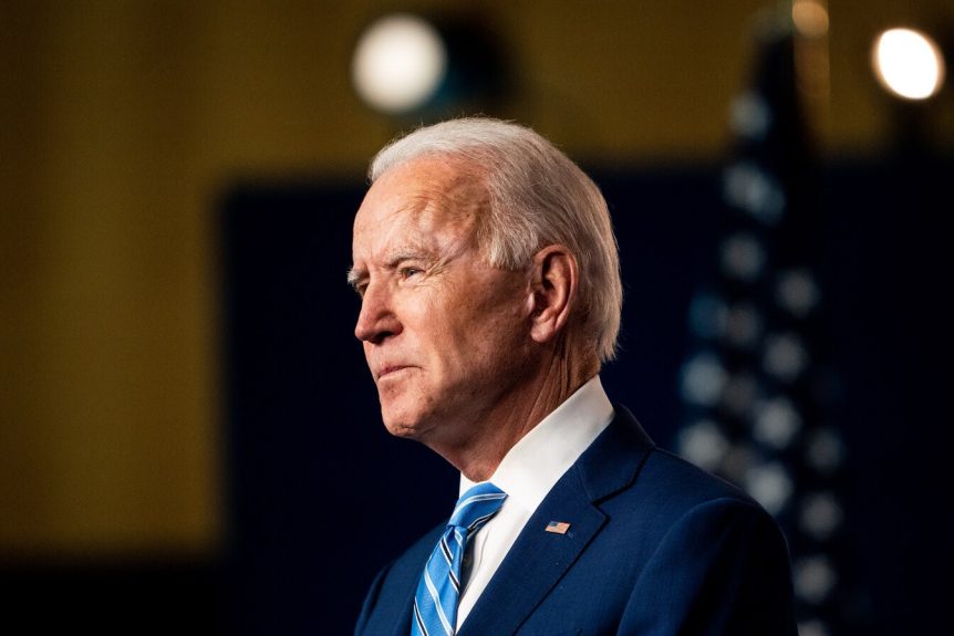 Joe Biden has strange looks
