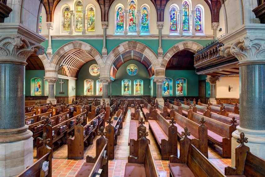 An empty church