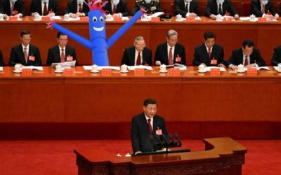U.S. Retaliates For Chinese Spy Balloon By Releasing Spy Inflatable Flailing Arm Tube Man [Humor/Satire]