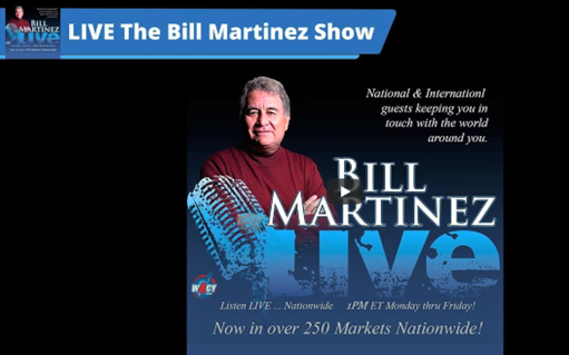 The banner of Bill Martinez LIVE