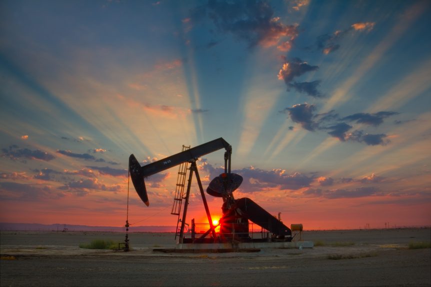 In the San Joaquin Valley of Oil, Well, Pump, Jack continuously extract valuable resources from beneath the earth's surface