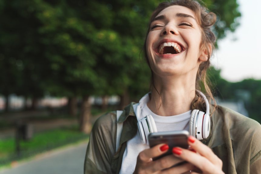 laughing girl