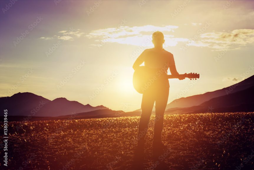 Guitarists are playing
